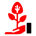 پیش‌نمایش فایل gardening-86 از پک طبیعت و محیط زیست قرمز مشکی