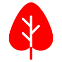 پیش‌نمایش فایل leaf-385 از پک طبیعت و محیط زیست قرمز مشکی