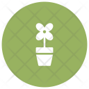 پیش‌نمایش فایل flower-pot-21 از پک طبیعت و محیط زیست گلیف دایره
