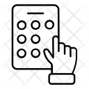 پیش‌نمایش فایل lock-pattern-8 از پک آیکون های خطی گجت ها