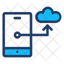 پیش‌نمایش فایل cloud-synchronize-16 از پک آیکون های خطی رنگی گجت ها