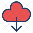 پیش‌نمایش فایل download-from-cloud-32 از پک آیکون های خطی رنگی گجت ها