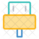 پیش‌نمایش فایل usb-696 از پک آیکون های خطی نارنجی گجت ها