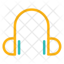 پیش‌نمایش فایل headphone-375 از پک آیکون های خطی نارنجی گجت ها