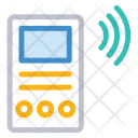 پیش‌نمایش فایل wireless-device-4 از پک آیکون های خطی نارنجی گجت ها