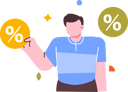 پیش‌نمایش فایل man-getting-shopping-discount-9790789 از پک تجارت الکترونیک