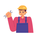 پیش‌نمایش فایل builder-holding-wrench-9820196 از پک روز کارگر