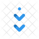 پیش‌نمایش فایل double-arrow-down-9168965 از پک پیکان ها