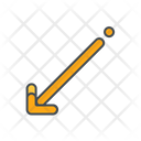 پیش‌نمایش فایل down-left-arrow-9209768 از پک پیکان ها