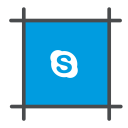 پیش‌نمایش فایل skype-36 از پک آیکون های اجتماعی