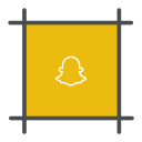 پیش‌نمایش فایل snapchat-34 از پک آیکون های اجتماعی
