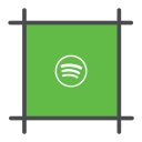 پیش‌نمایش فایل spotify از پک آیکون های اجتماعی