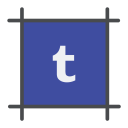 پیش‌نمایش فایل tumblr-34 از پک آیکون های اجتماعی