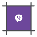 پیش‌نمایش فایل viber از پک آیکون های اجتماعی
