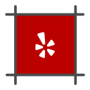 پیش‌نمایش فایل yelp از پک آیکون های اجتماعی