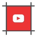 پیش‌نمایش فایل youtube-60 از پک آیکون های اجتماعی