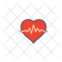 پیش‌نمایش فایل heartbeat-6 از پک آیکون پزشکی/سلامت - نسخه رنگی