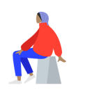 پیش‌نمایش فایل arab-woman-sitting-on-stool-1668012 از پک شخصیت های هیومنز