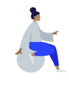پیش‌نمایش فایل girl-sitting-on-ball-1668029 از پک شخصیت های هیومنز