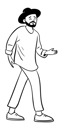پیش‌نمایش فایل man-with-hat-2372082 از پک پیپ های باز - شخصیت ایستاده