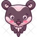 پیش‌نمایش فایل skunk-face-4932125 از پک حیوان