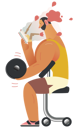 پیش‌نمایش فایل man-reading-book-while-working-out-4657707 از پک آموزش و دانش