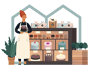 پیش‌نمایش فایل cake-shop-owner-4657584 از پک کافه