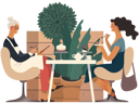 پیش‌نمایش فایل chef-taking-review-of-cake-from-customer-4657578 از پک کافه