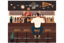 پیش‌نمایش فایل man-servicing-beer-to-customer-in-pub-4657638 از پک کسب و کار کوچک