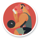 پیش‌نمایش فایل man-reading-book-while-working-out-4657721 از پک آموزش و دانش