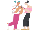 پیش‌نمایش فایل boy-and-girl-viewing-phone-while-waiting-in-queue-4757924 از پک انتظار در صف