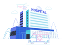 پیش‌نمایش فایل hospital-with-emergency-vehicle-4788570 از پک پزشکی و مراقبت‌های بهداشتی