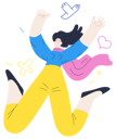 پیش‌نمایش فایل happy-girl-jumping-in-the-air-cheerfully-4828004 از پک آدم‌های خوشحال