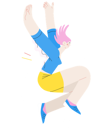پیش‌نمایش فایل jumping-happy-woman-4828027 از پک آدم‌های خوشحال