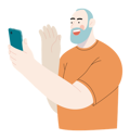 پیش‌نمایش فایل elderly-man-talking-on-the-phone-5372257 از پک صحبت با تلفن