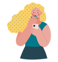پیش‌نمایش فایل woman-chatting-on-video-call-5372258 از پک صحبت با تلفن
