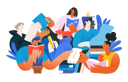 پیش‌نمایش فایل book-readers-5373521 از پک کتابخوانی