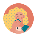 پیش‌نمایش فایل girl-chatting-on-video-call-5373573 از پک آواتار