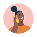 پیش‌نمایش فایل woman-talking-on-phone-5373565 از پک آواتار