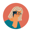 پیش‌نمایش فایل young-woman-talking-on-phone-5373567 از پک آواتار