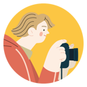 پیش‌نمایش فایل boy-clicking-photo-with-camera-5588699 از پک آواتارها