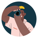 پیش‌نمایش فایل man-clicking-photo-using-camera-5588698 از پک آواتارها
