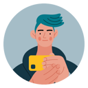 پیش‌نمایش فایل man-clicking-photo-with-mobile-5588668 از پک آواتارها