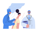 پیش‌نمایش فایل ai-auscultating-patient-with-stethoscope-10169705 از پک هوش مصنوعی