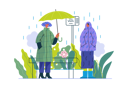 پیش‌نمایش فایل boy-is-offering-an-umbrella-to-girl-in-heavy-rain-10409820 از پک حمایت متقابل