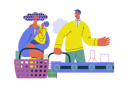 پیش‌نمایش فایل young-lady-is-checking-out-items-at-cash-counter-10409814 از پک حمایت متقابل