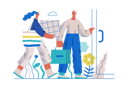 پیش‌نمایش فایل boy-helps-girl-carrying-shopping-bags-10409876 از پک حمایت متقابل