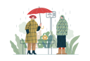 پیش‌نمایش فایل boy-is-offering-an-umbrella-to-girl-in-heavy-rain-10409912 از پک حمایت متقابل