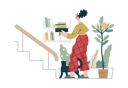 پیش‌نمایش فایل lady-is-arranging-books-in-rack-10409903 از پک حمایت متقابل