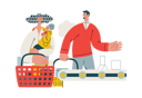 پیش‌نمایش فایل young-lady-is-checking-out-items-at-cash-counter-10410000 از پک حمایت متقابل